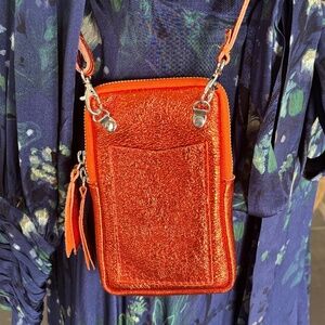 Boheme Wallet - Orange Metallic